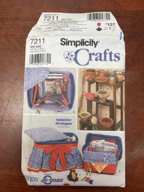 2002 Simplicity 7211 Pattern - Sewing Accessories FACTORY FOLDED