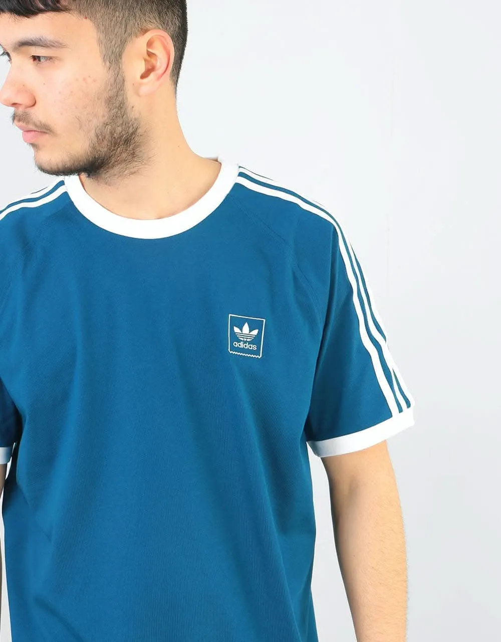 adidas Cali BB T-Shirt - Legend Marine/White