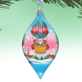 Air Balloon Glass Ornament by G. DeBrekht - Christmas Décor - 74179