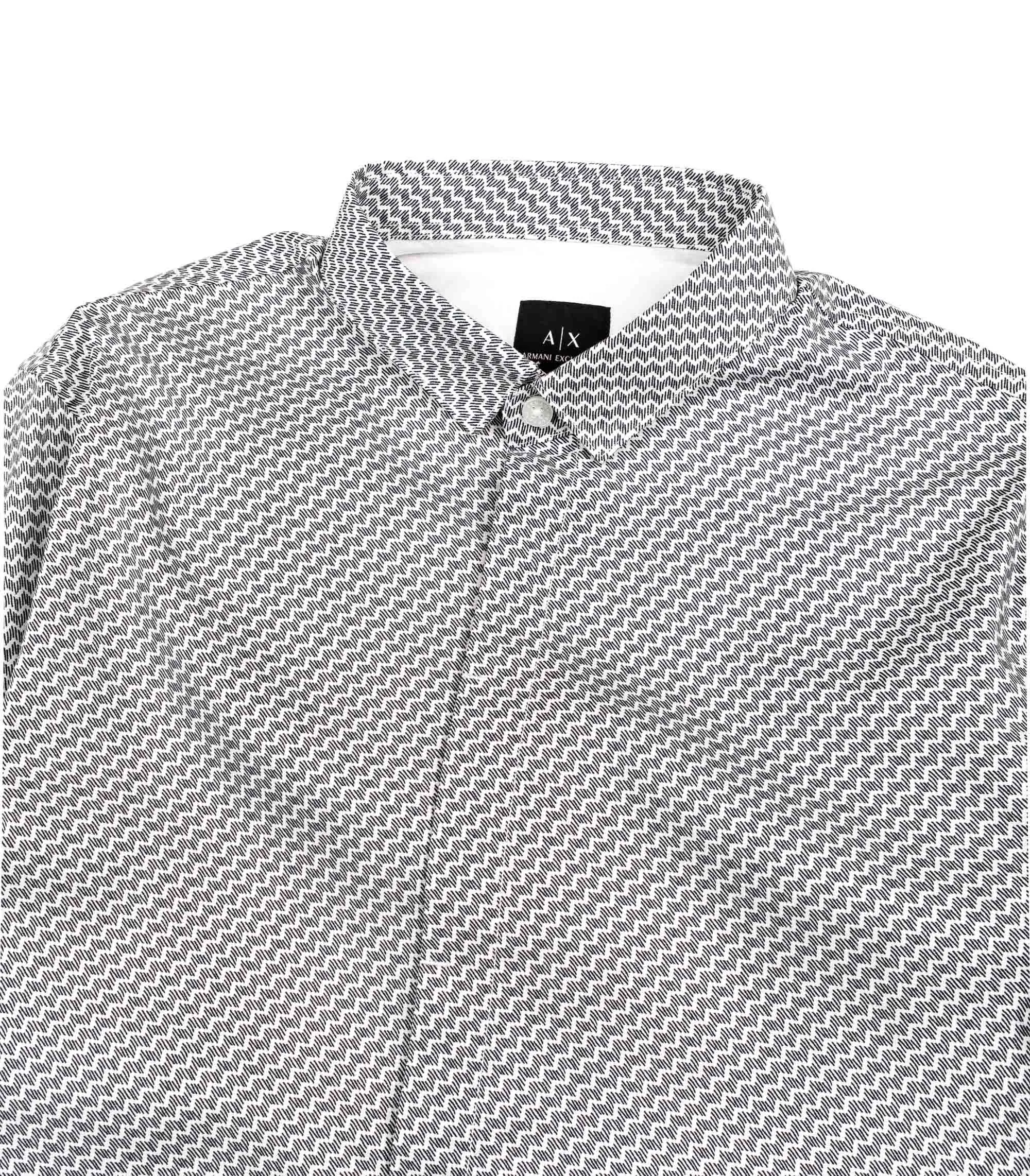 Armani X Korean Shirt Black White Man