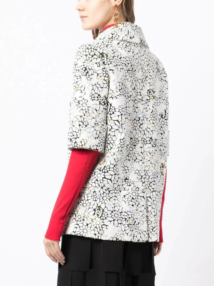 Autumn Flower-Print Jacket