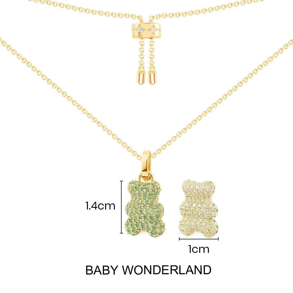 Baby Wonderland Yummy Bear (CLIPPABLE) Adjustable Necklace