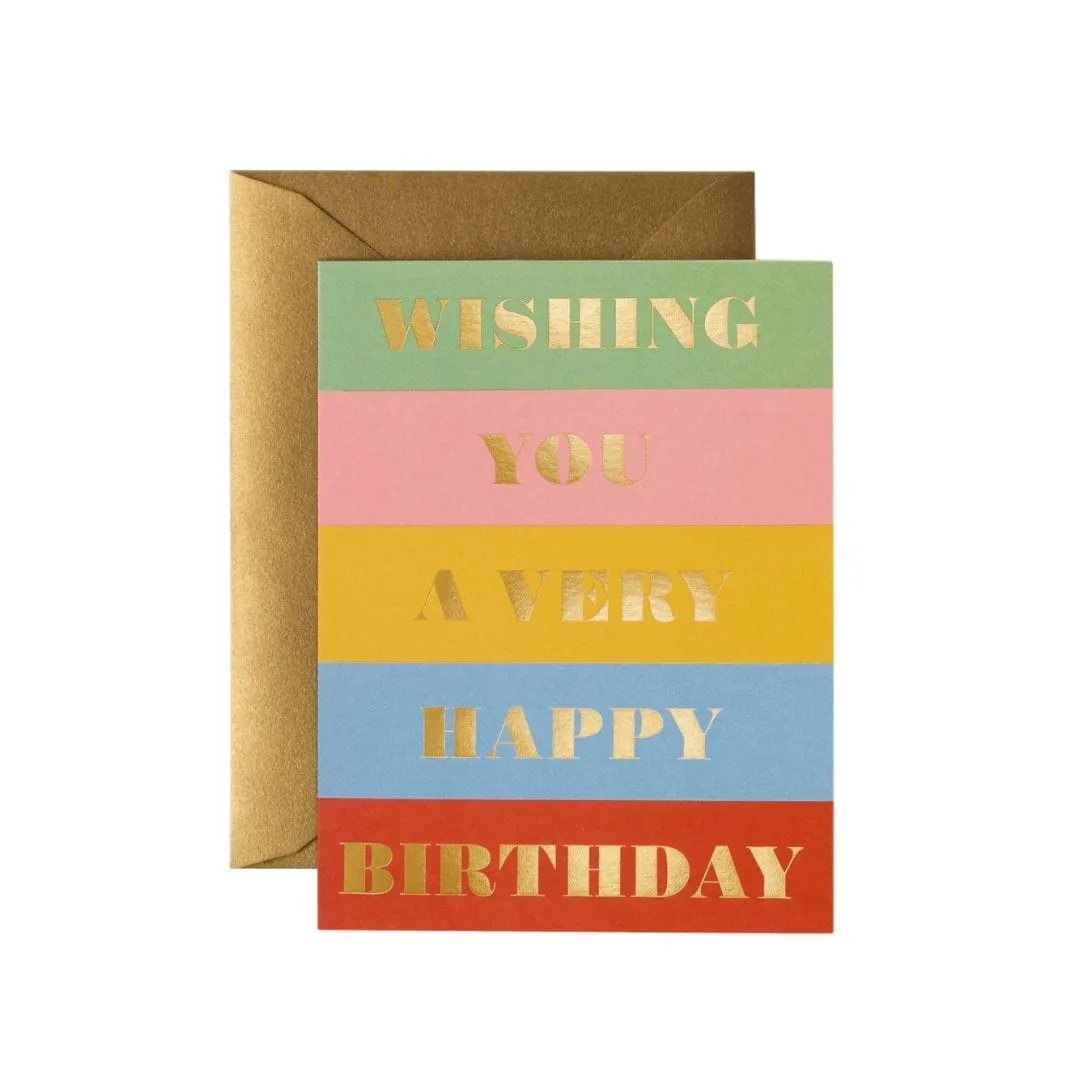 Birthday Wishes Card