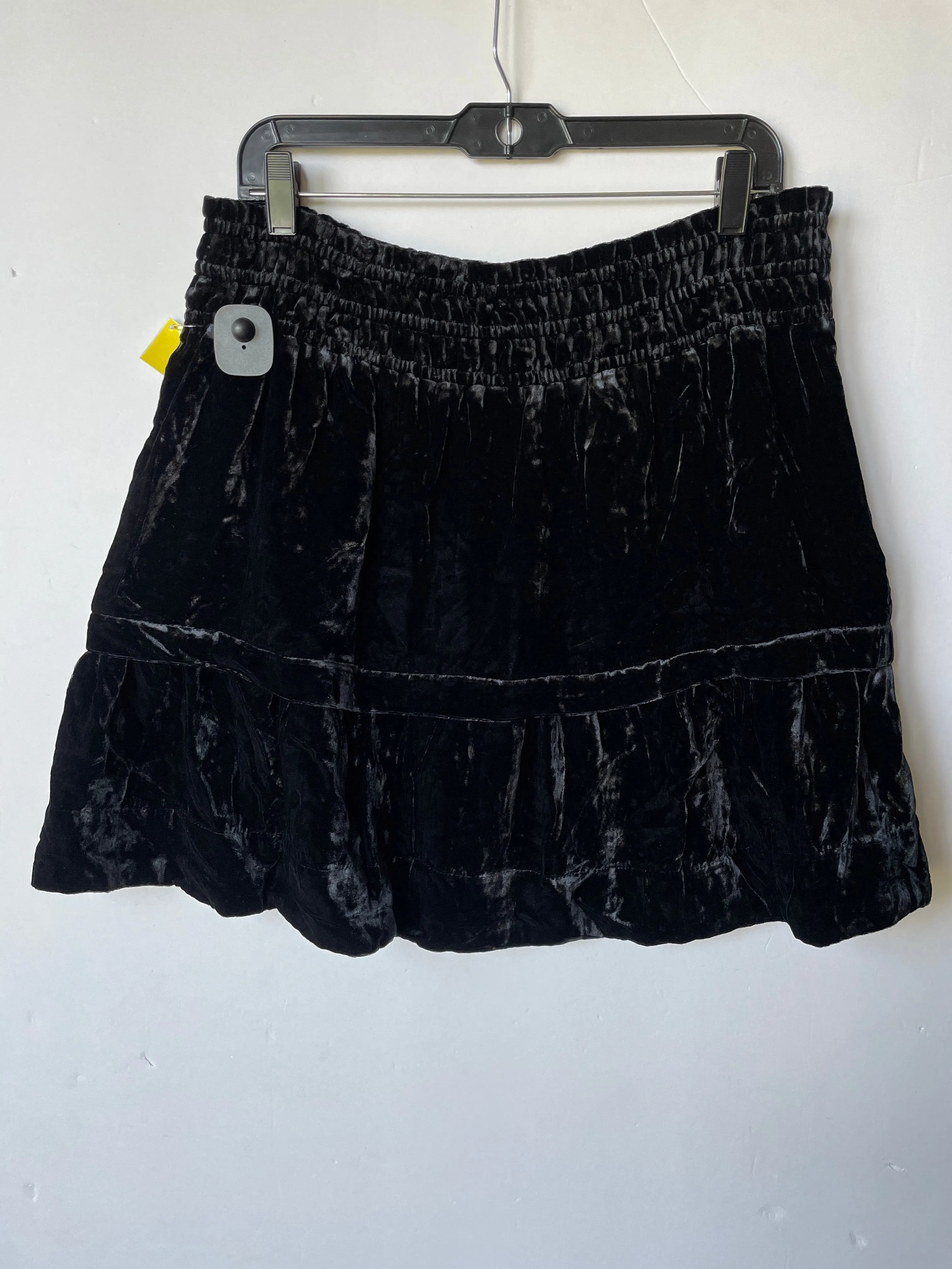 Black Skirt Mini & Short Anthropologie, Size L