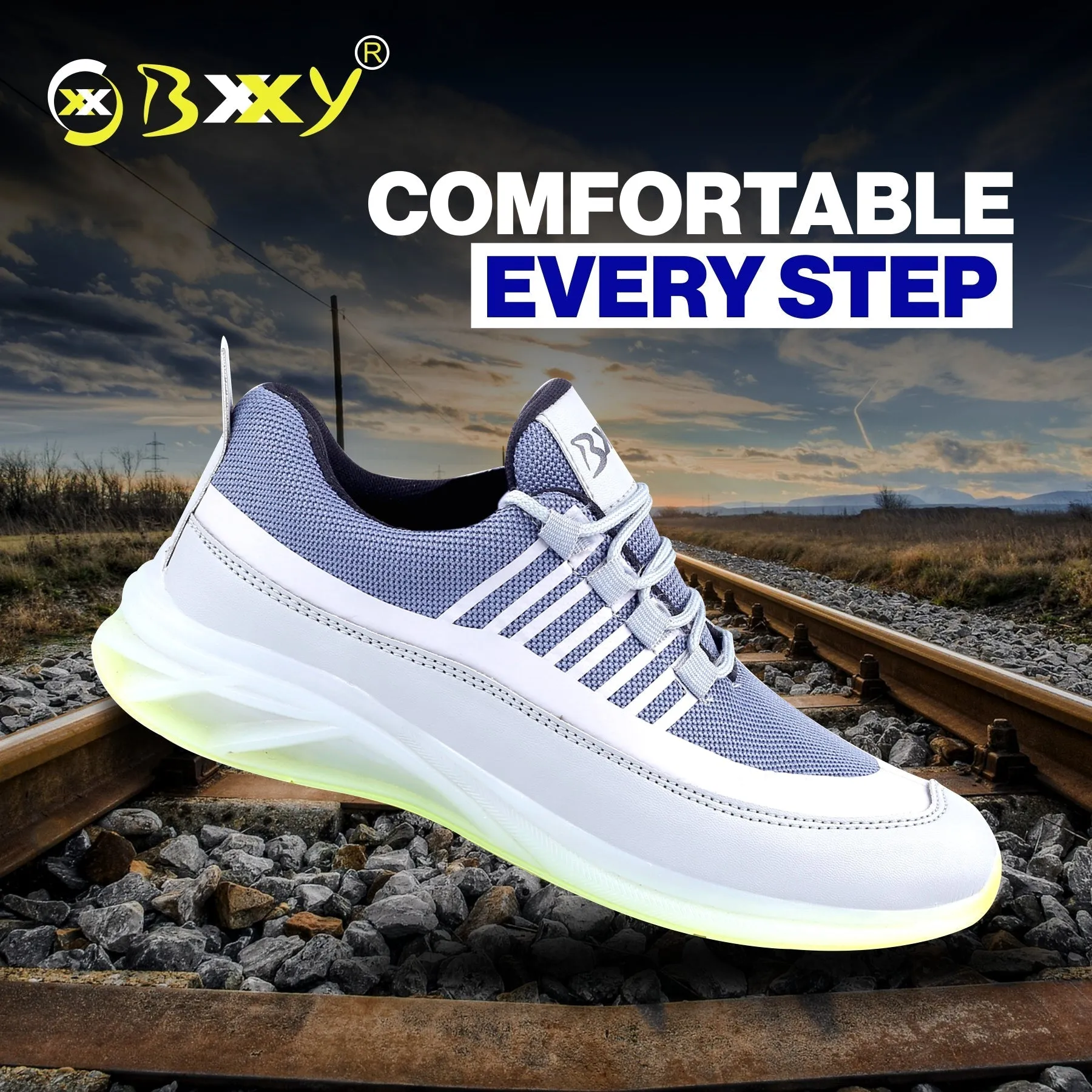 Bxxy's Men's Trendy Sports Lace-up Shoes