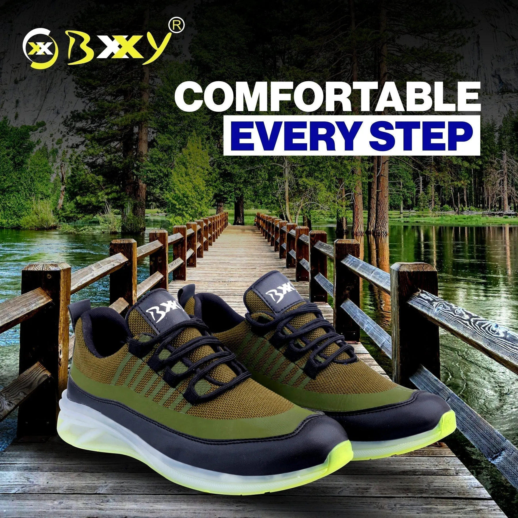 Bxxy's Men's Trendy Sports Lace-up Shoes