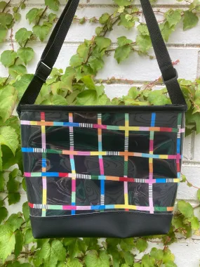 Carmie Bag - Rainbow Network Black