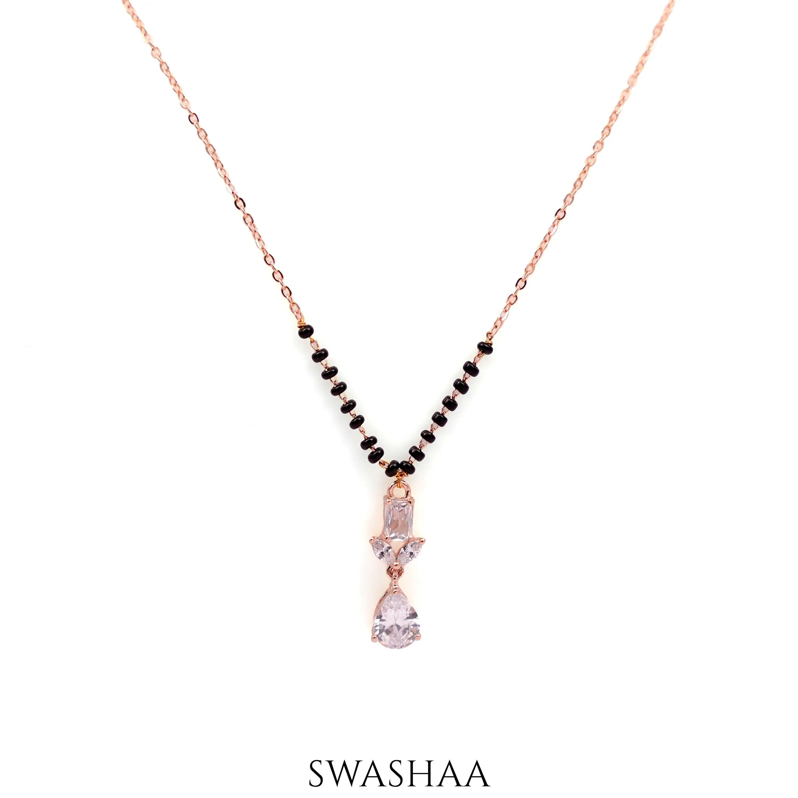 Chahel Rosegold Plated Mangalsutra