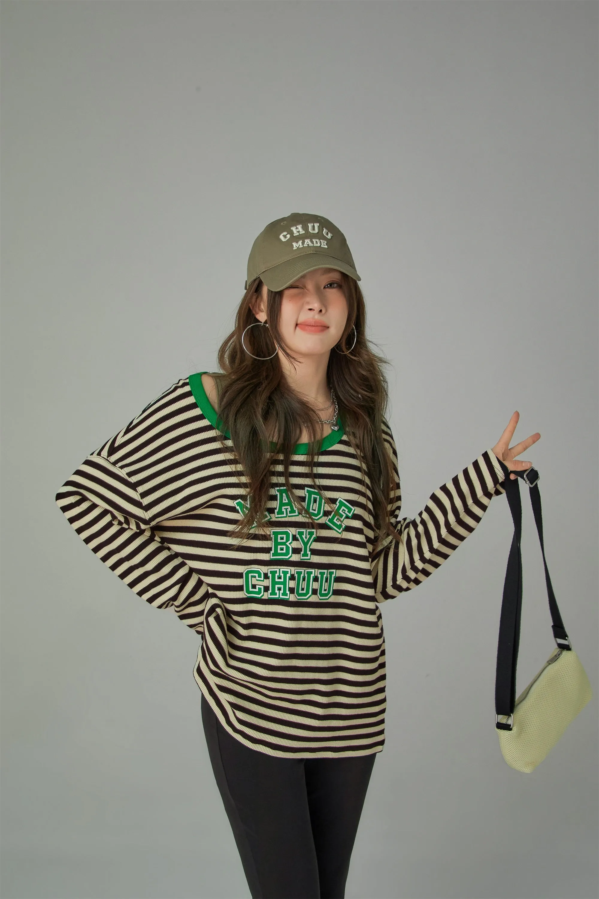 Cheerful Striped Long Sleeve T-Shirt