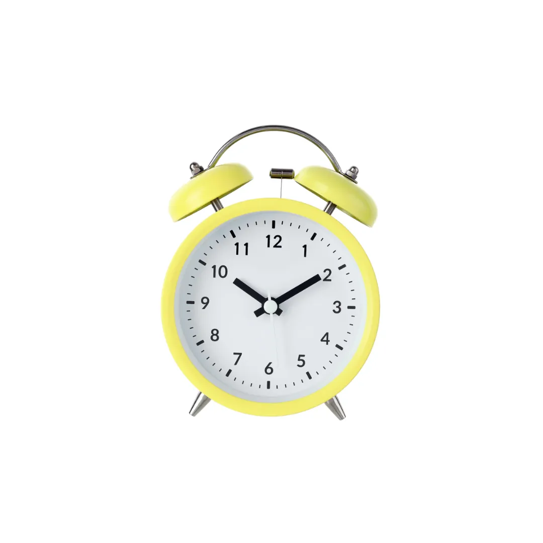 Classic Alarm Clock(Yellow)