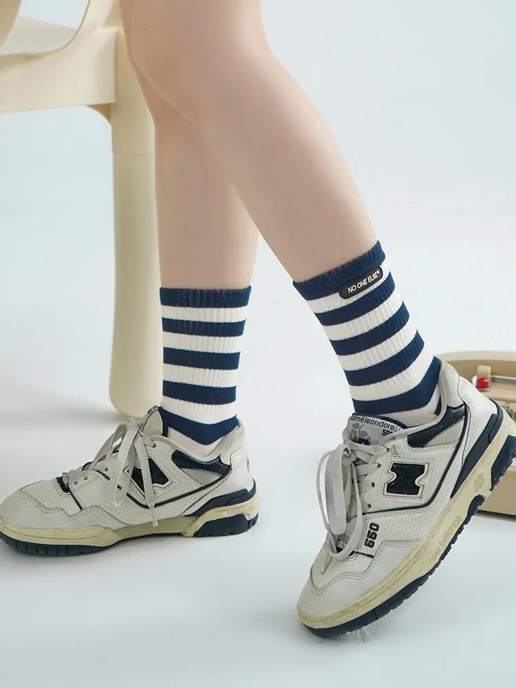 Classic Striped High Socks