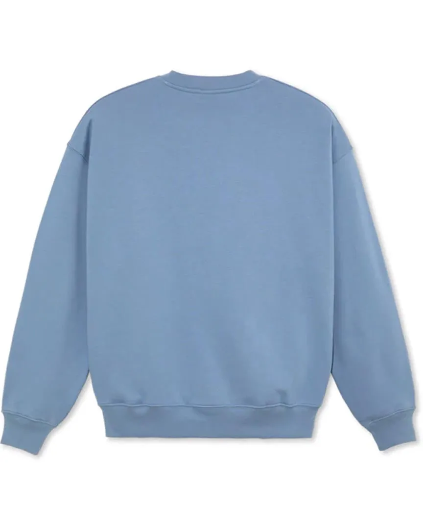 Dave Earthquake Crewneck - Oxford Blue