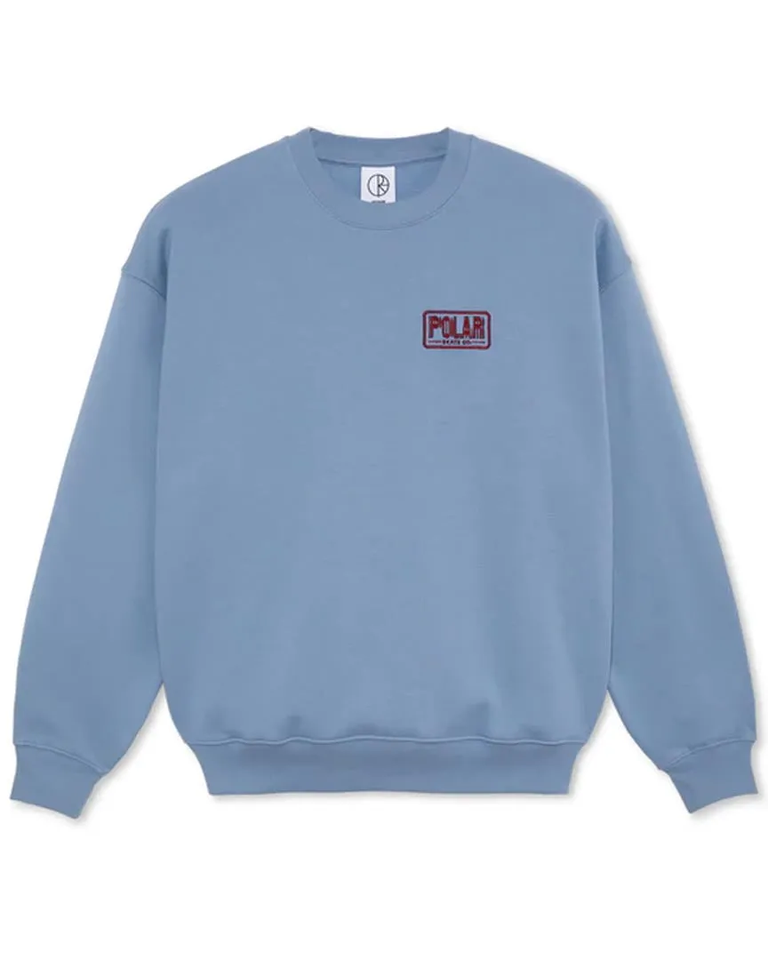 Dave Earthquake Crewneck - Oxford Blue