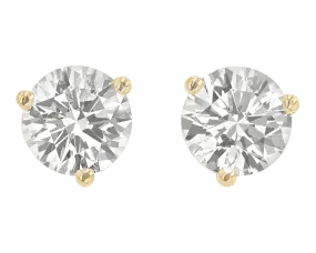 Diamond Earring Studs, 2.11 Carats