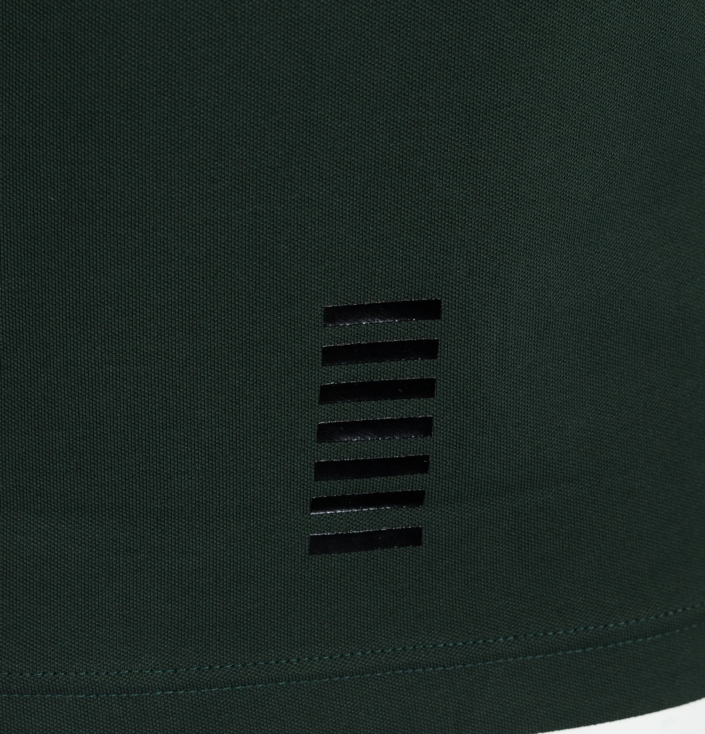 EA7 S/S Tipped Collar Polo Shirt Dark Green