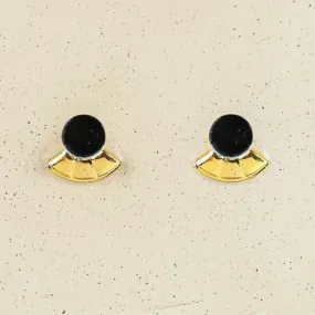 Erin Lightfoot: Earring Friend Studs Black