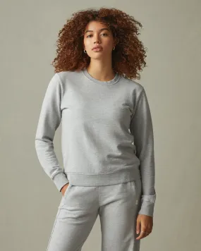 French Terry Crew Sweatshirt - Ash Heather