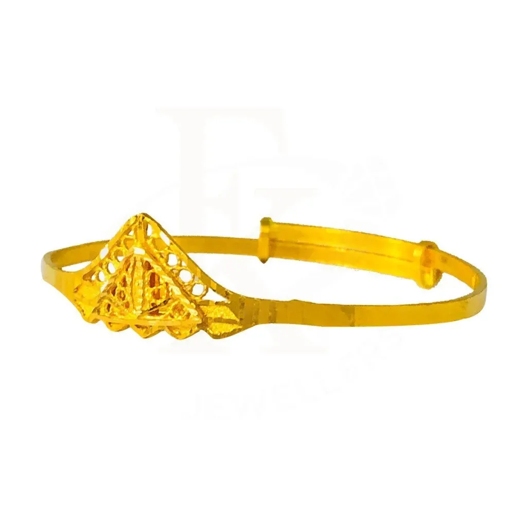 Gold Baby Bangle 22KT - FKJBNG1865