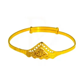 Gold Baby Bangle 22KT - FKJBNG1865