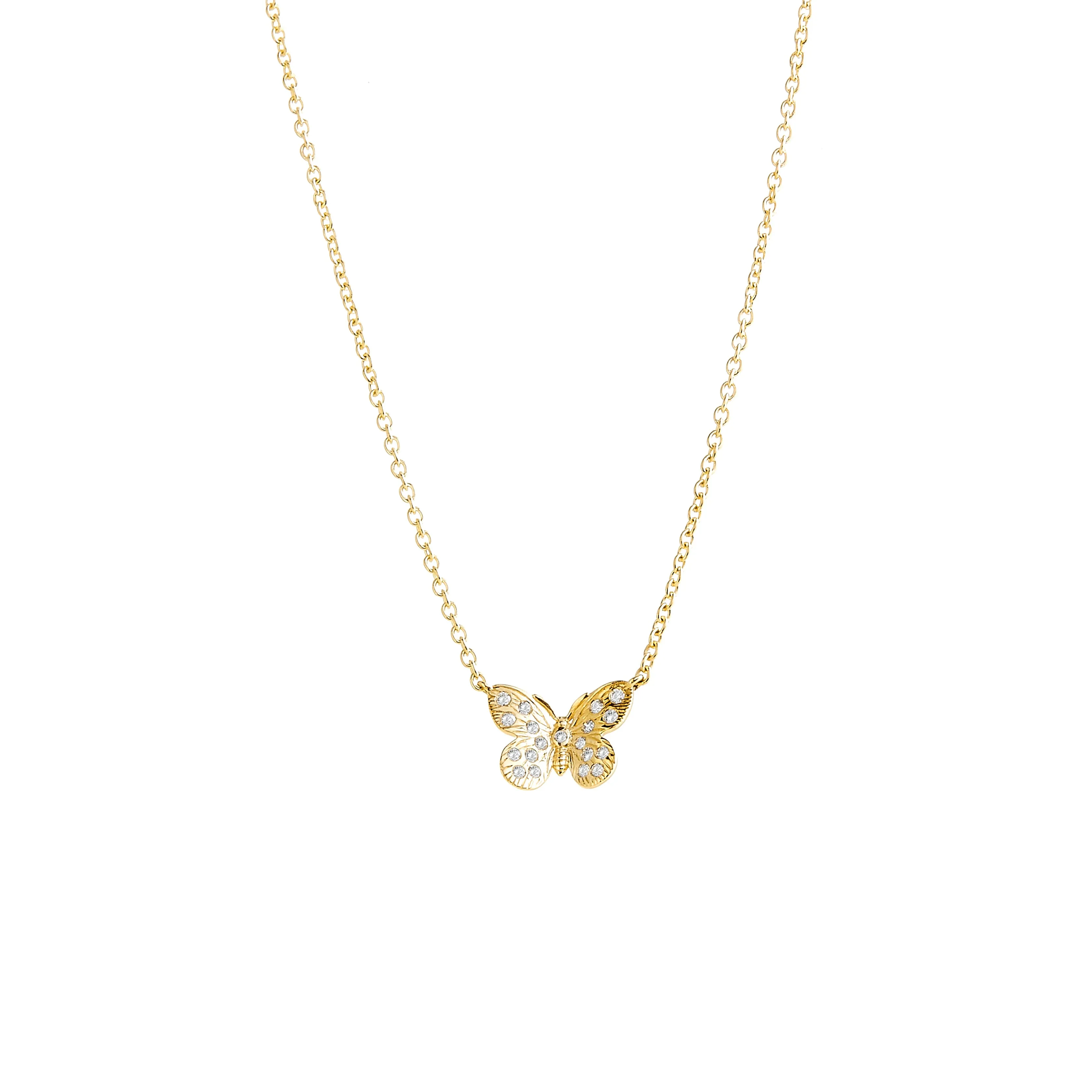 Gold Butterfly Necklace