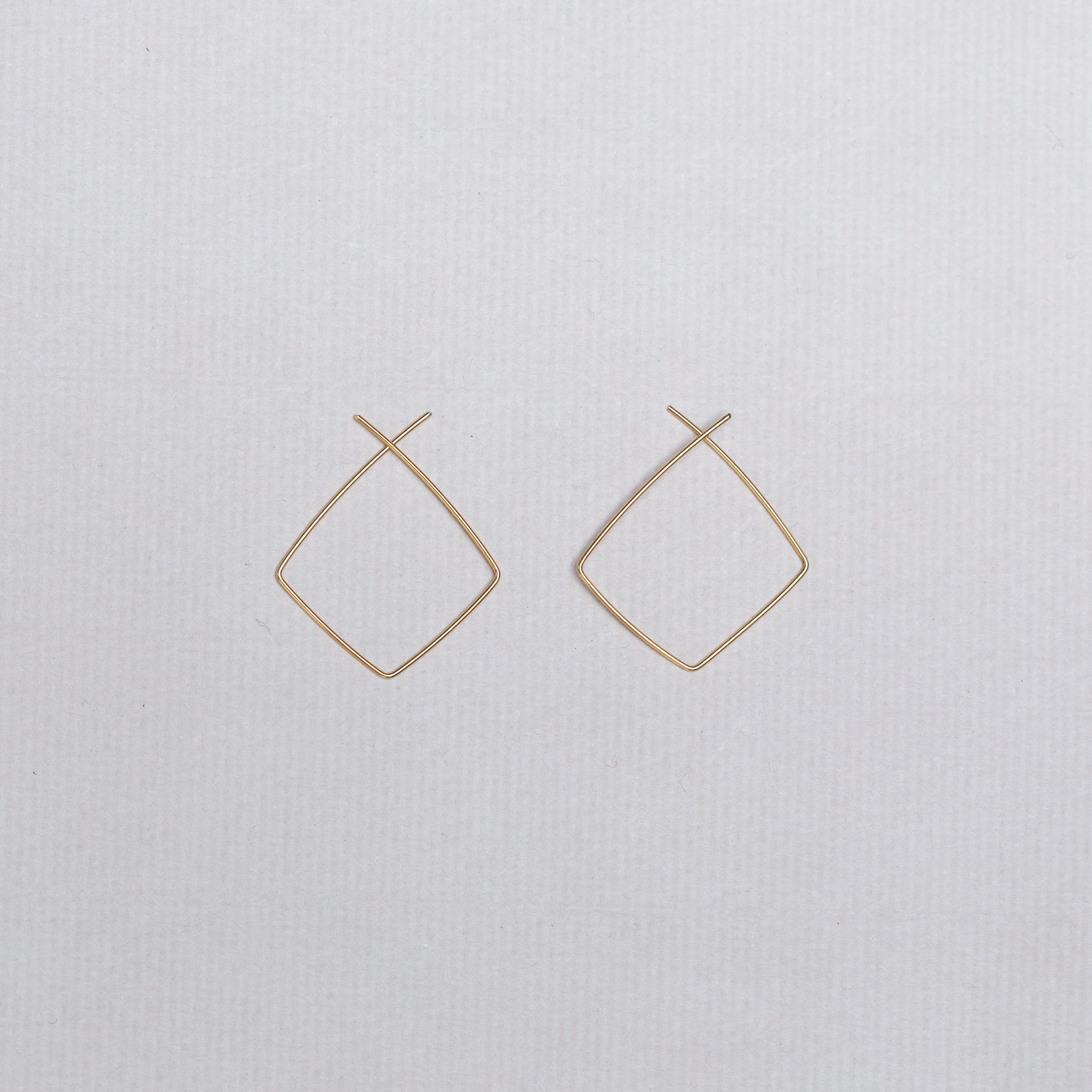 Gold Filled Square Earrings