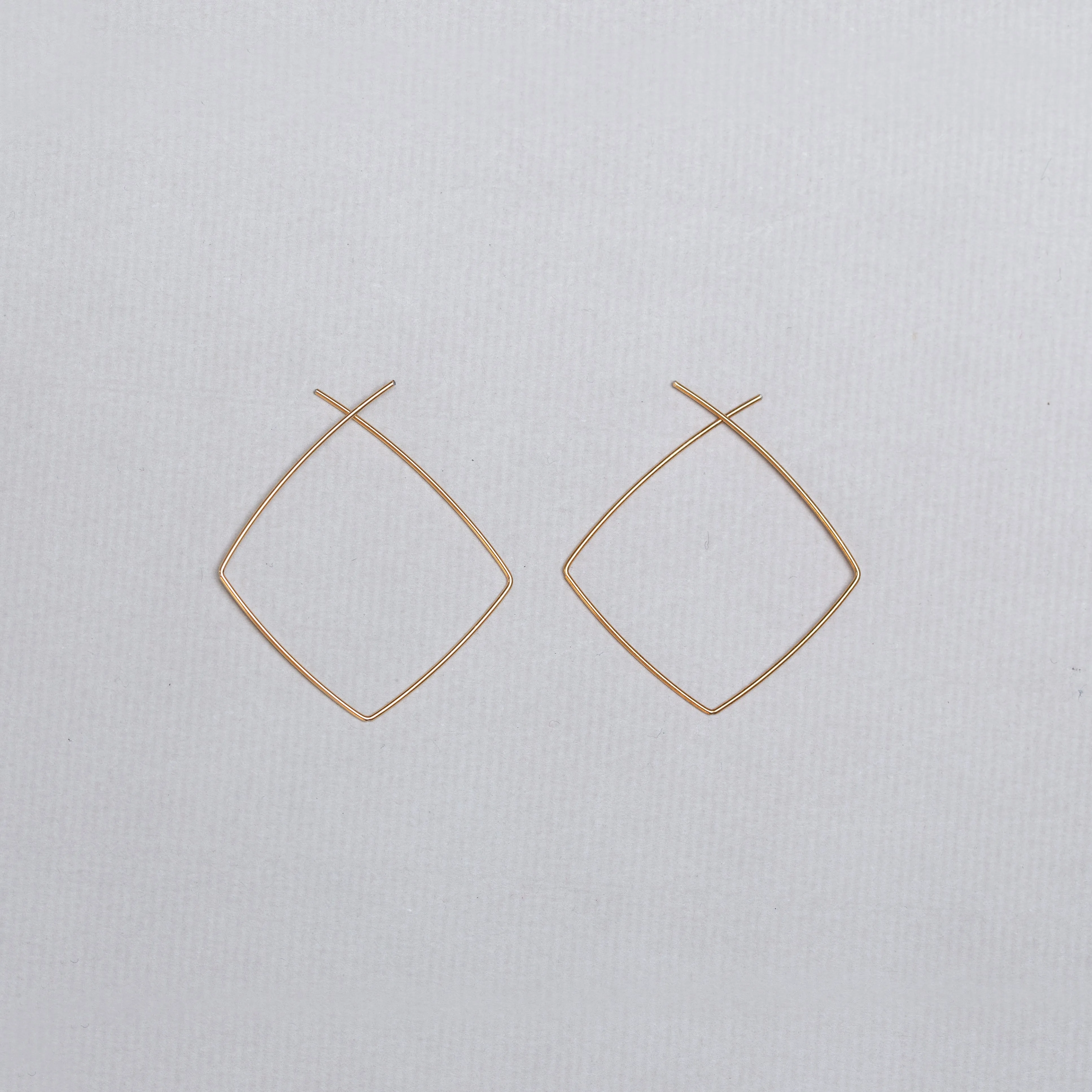 Gold Filled Square Earrings