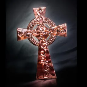 Handmade Copper Celtic Cross