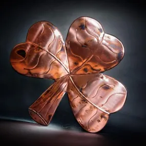 Handmade Copper Shamrock