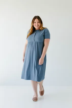 'Heidi' Nursing Friendly Ribbed Knit Dress