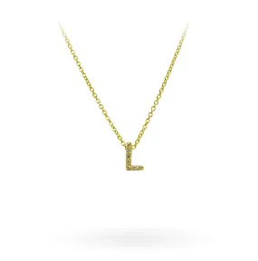 Initial "L" Necklace