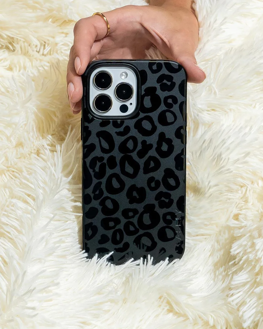 Into the Wild | Black Leopard Case