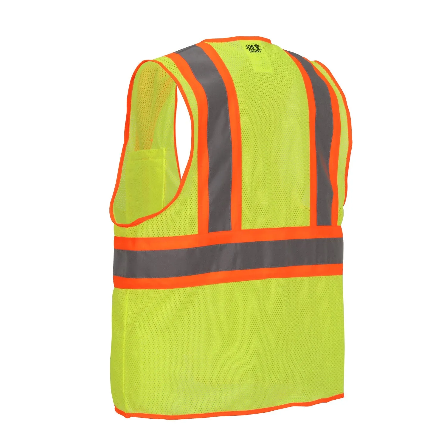 Job Sight Class 2 Two-Tone Mesh Vest