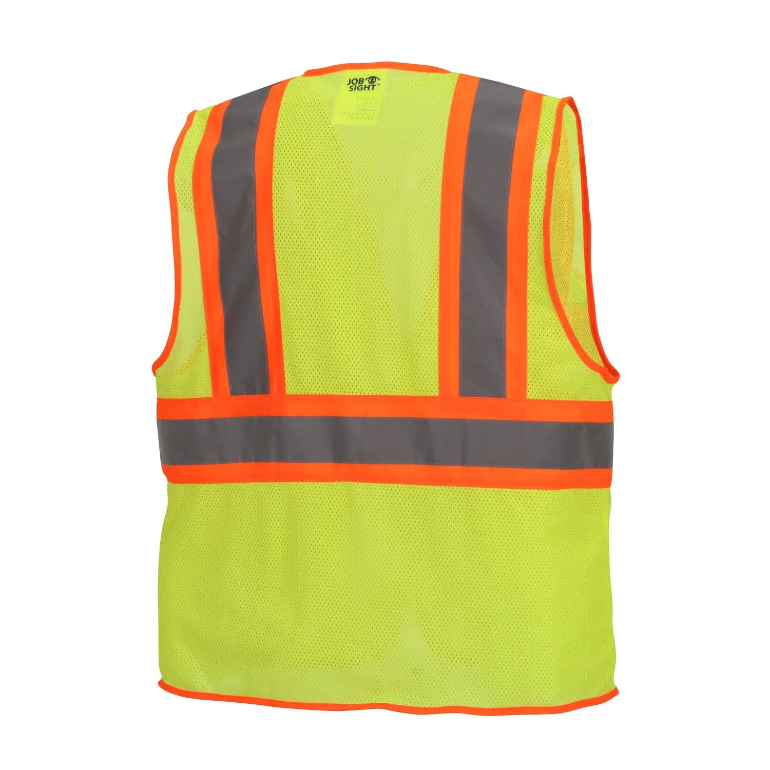 Job Sight Class 2 Two-Tone Mesh Vest