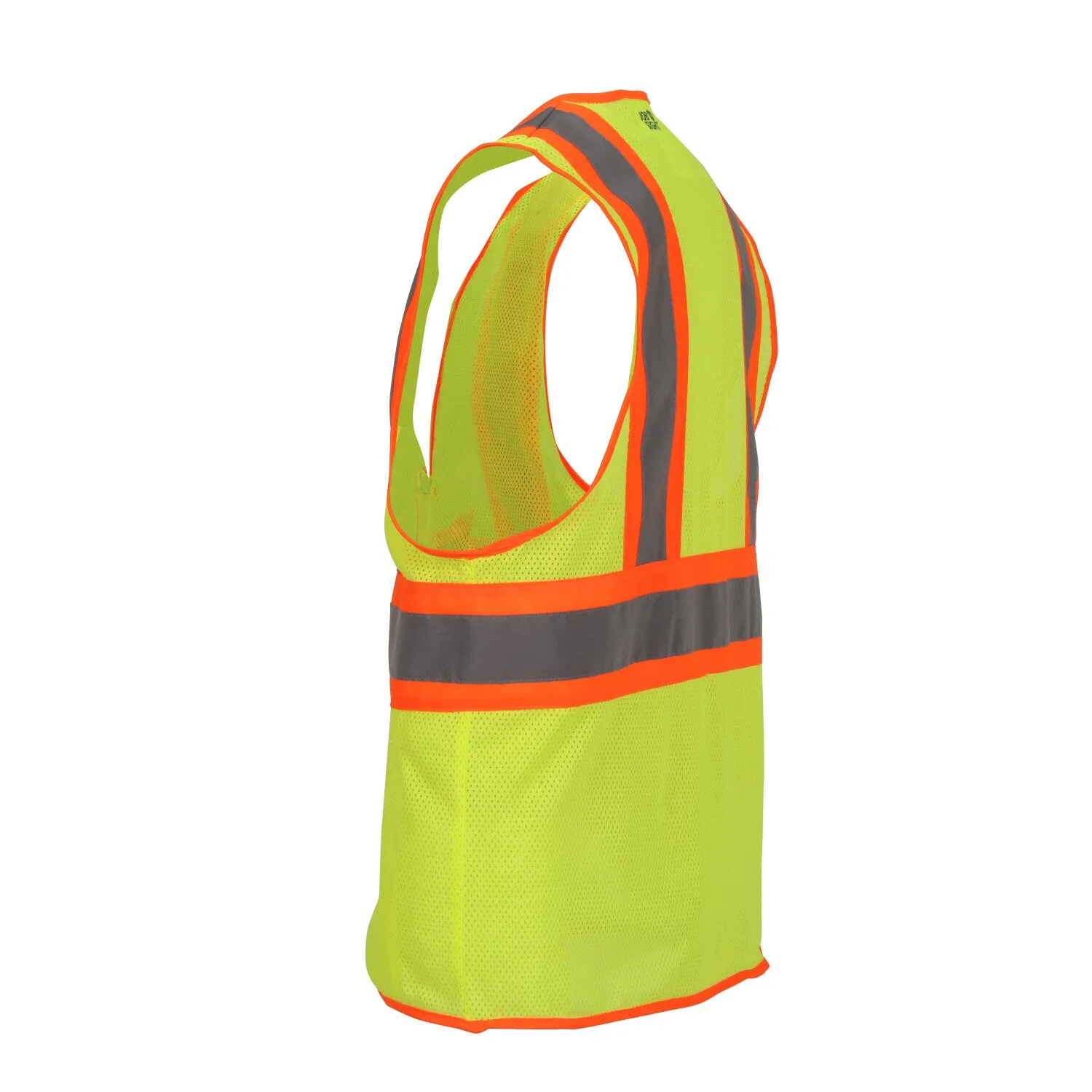 Job Sight Class 2 Two-Tone Mesh Vest