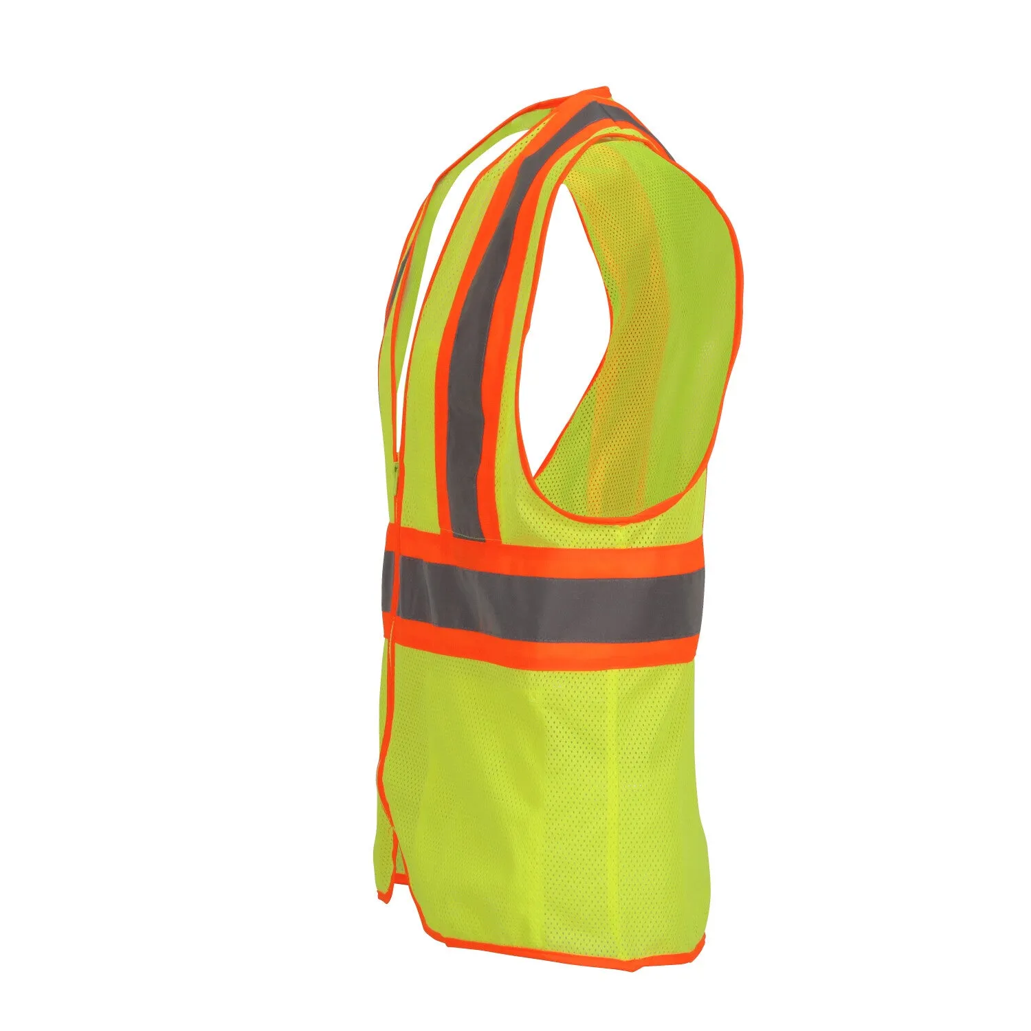 Job Sight Class 2 Two-Tone Mesh Vest