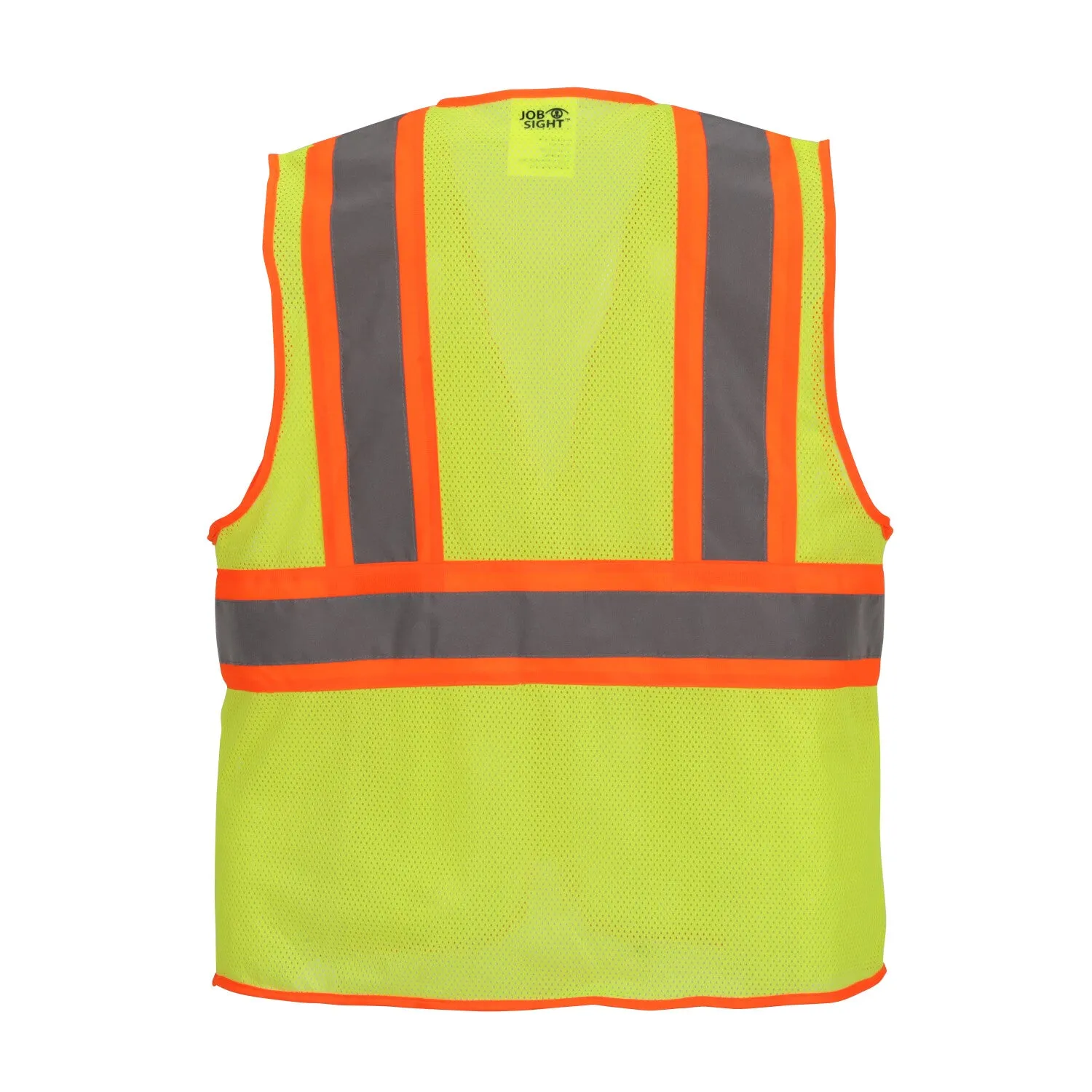 Job Sight Class 2 Two-Tone Mesh Vest