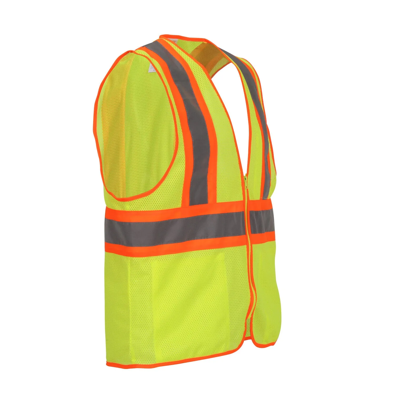 Job Sight Class 2 Two-Tone Mesh Vest