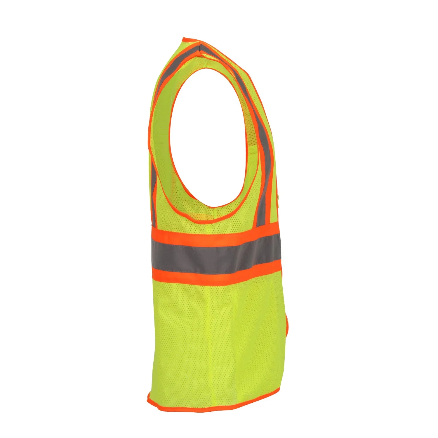 Job Sight Class 2 Two-Tone Mesh Vest