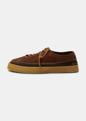 Loaf Leather Shoe On Crepe Cupsole - Dark Brown