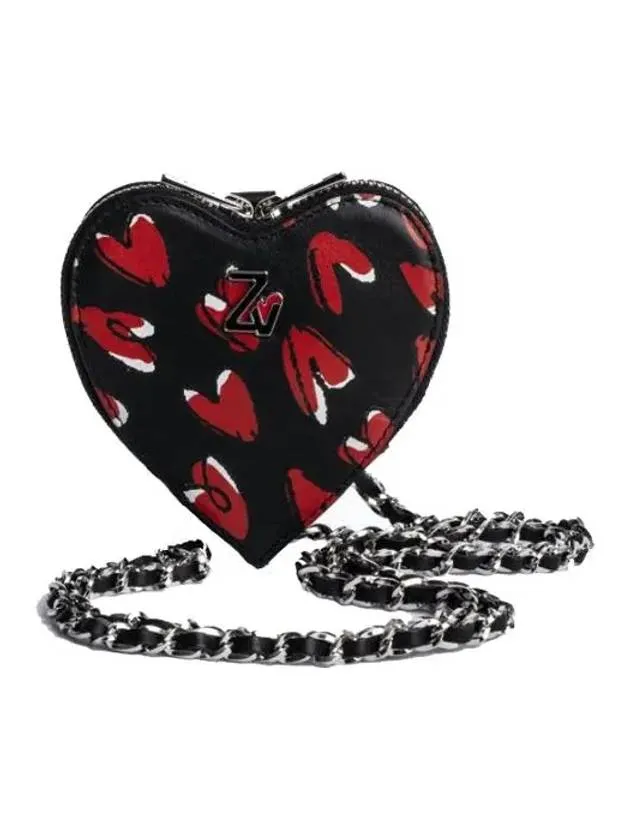 (Lux Ellis) ZV Crush Heart Cross Bag