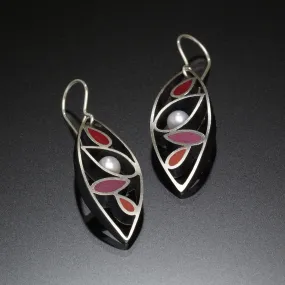 Marquis Earrings (red)