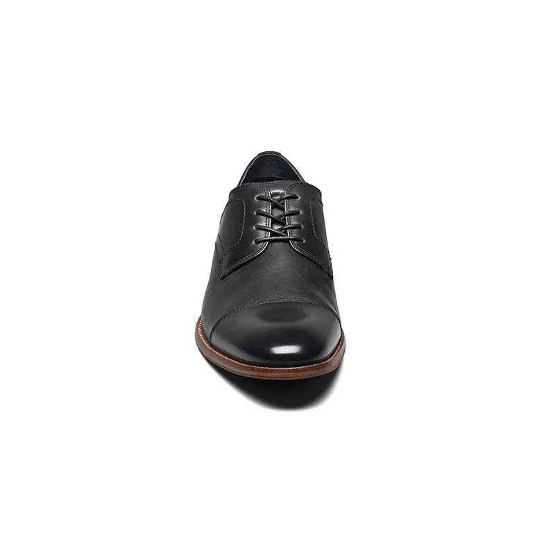 Men's Flex Cap Toe Black Smooth