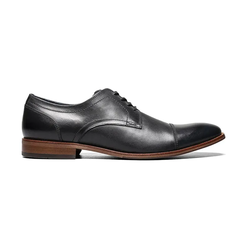 Men's Flex Cap Toe Black Smooth