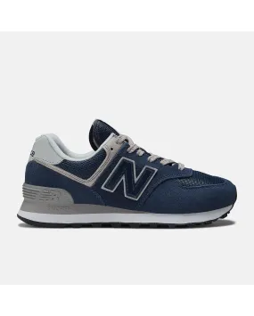 New Balance 574 Sneaker - Navy with White