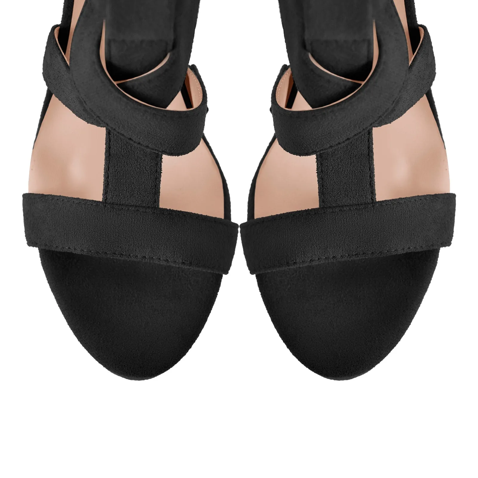 Platform Gladiator Strap Chunky Heel Sandals