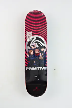 Primitive - Jujutsu Kaisen x Primitive - United Team Skateboard Deck - 8.00 x 31.75 x 14.19