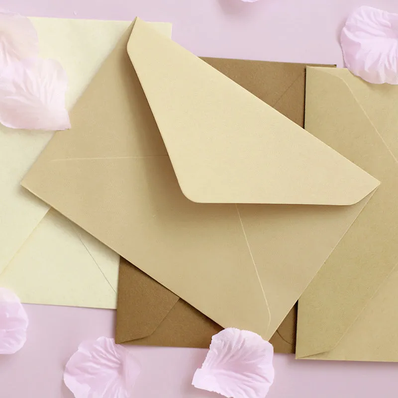 Retro Solid Color Triangle Envelope