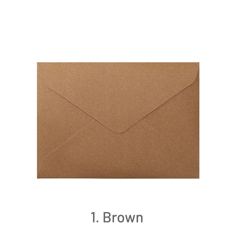 Retro Solid Color Triangle Envelope