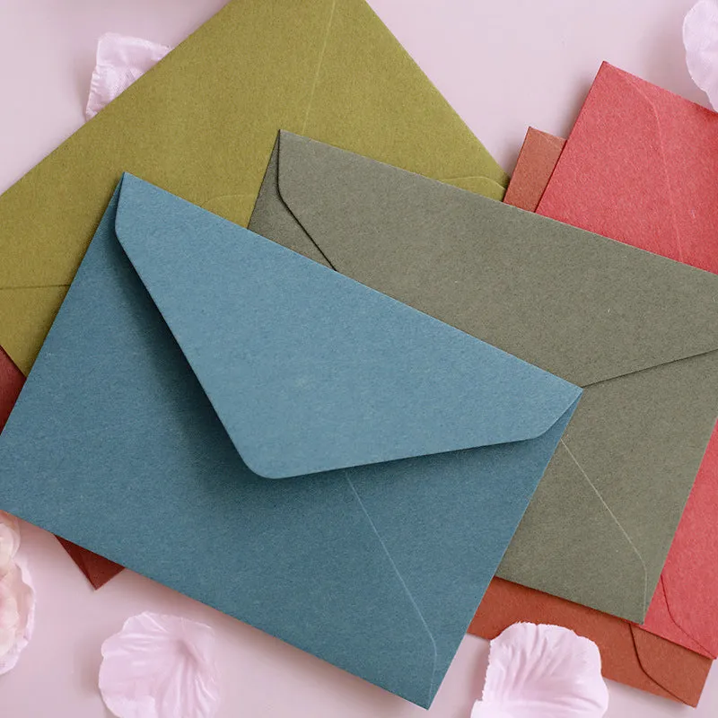 Retro Solid Color Triangle Envelope