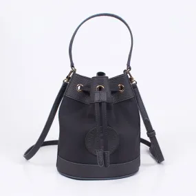 rio shoulder gray bucket bag